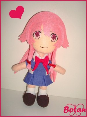 PREORDER Yuno Gasai Mirai Nikki handmade plush plush