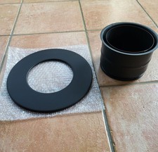 Hark Doppelwandfutter Ø 150 mm und Rosette, graphit