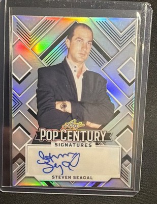 2022 LEAF METAL POP CENTURY STEVEN SEAGAL BA-SS1 #ed 48/60 POP CENTURY AUTO