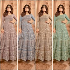 INDIAN ANARKALI WEDDING NEW SUIT PARTY WEAR GOWN DRESS DRESS BOLLYWOOD PAKISTANI