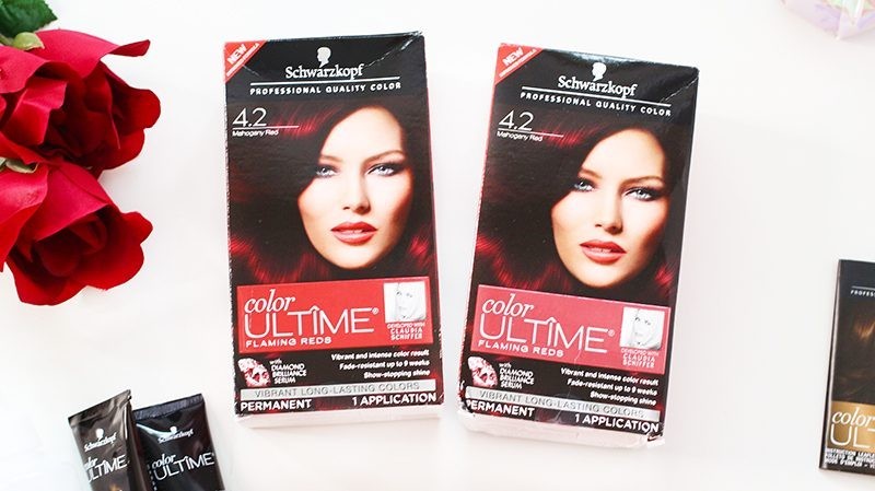 Ultime Flaming Reds Permanent Hair Color 4.2 Mahogany Red