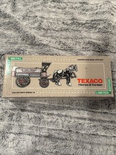 Ertl Texaco Horse  Tanker Truck Bank w/Key 8" NEW Collector's Series 8 Ltd Ed