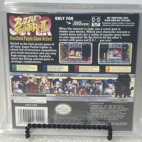 Super Puzzle Fighter II GBA VGA 85 Near Mint+ Graded Capcom 2003
