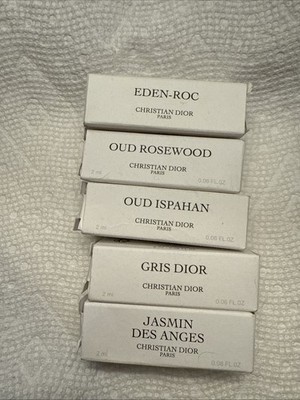 Dior Parfum Samples 5 Pack Oud Rosewood Gris Dior And More