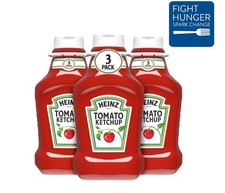 Heinz Original Tomato Ketchup, 44 Oz., 3 Pk.