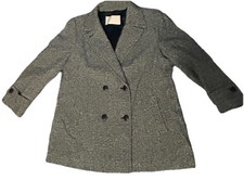 Vintage Warranted Pendleton 100 Virgin Wool Tweed Womens 16 Button Up Coat USA