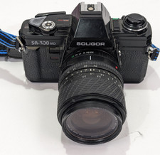 Soligor SR-300 MD film camera w/ 70mm lens has wear untested FREE RETURNS
