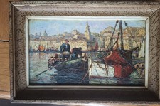 Peinture Joseph Colombini - Retour De Pêche A Marseille 