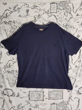 The Foundry Supply Co Pocket T-Shirt Navy Blue 100% Cotton Men’s 3XL