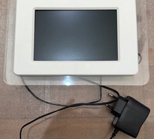 Marco de fotos digital Somikon blanco transparente