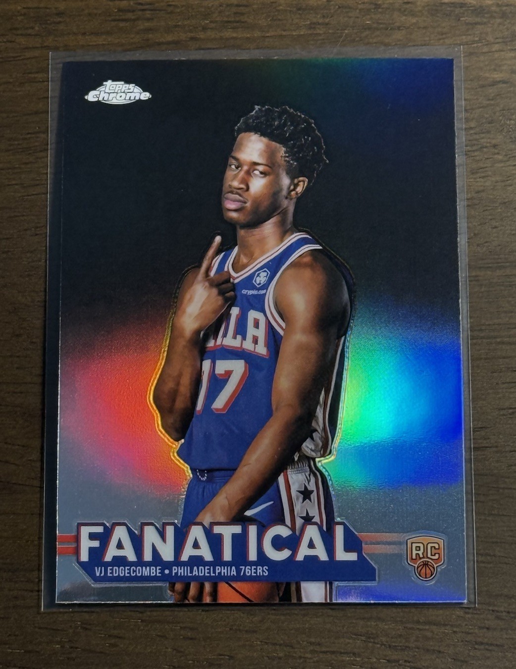 2025-26 Topps Chrome VJ EDGECOMBE Rookie Fanatical -CASE HIT- #FAN-23 SSP