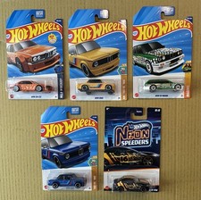 Lot of 5, Hot Wheels 2x 2002, M3 Wagon, M2, 635CSi