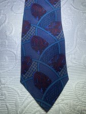Geoffrey Beene Mens Necktie Tie 100% Silk 58”x4” Made In USA