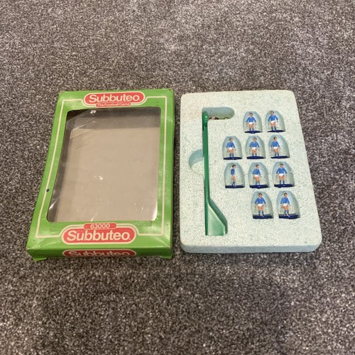 Subbuteo Vintage LW Everton Ref 643 Boxato 63000 Squadra Blu - Foto 1 di 7