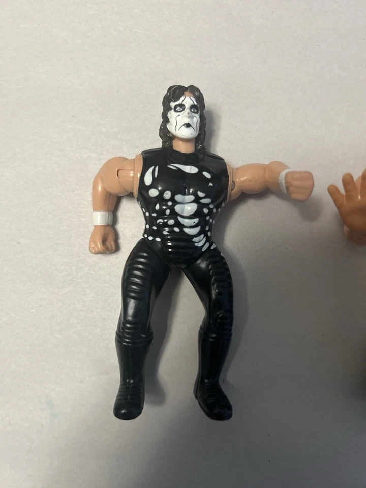Lote de 3 figuras de acción de lucha libre - Sting, Demolition Ax, Rick Steiner Foto 2 de 4