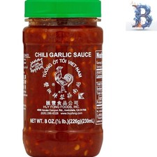 8 Oz Gourmet Chili Garlic Sauce - Made in USA for Authentic Flavor Experience
