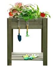 Children Wooden Gardening Stand Play Set with Accessories