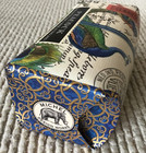 glass PEACOCK DISH & SOAP 9 oz blue lotus shea butter NIP Michel Design Works — photo 6