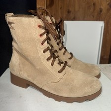 Sorel Emilie Lace Waterproof Boots Youth Size 5 Brown