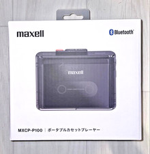 maxell MXCP-P100 Black Portable Cassette Player Bluetooth MXCP-P100BK USB-C JP