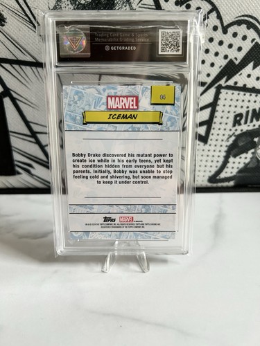 💎 Topps chrome 2024 Iceman Gold Refractor pristine 10😍 numbered 50/50!!😁 - Picture 2 of 2