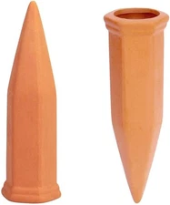 vensovo 2pcs Terracotta Watering Spikes - Automatic Self Watering Stakes, Plant 