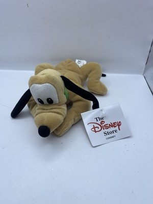 Disney Store Pluto Mini Sitzsack Plüschtier Stofftier Hund Neu mit Etikett klein Plüsch