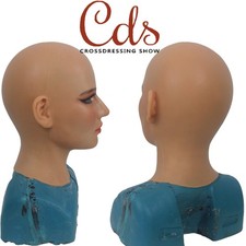 Silicone Mask Female Mask Headwear Headgear Full Head Cover For