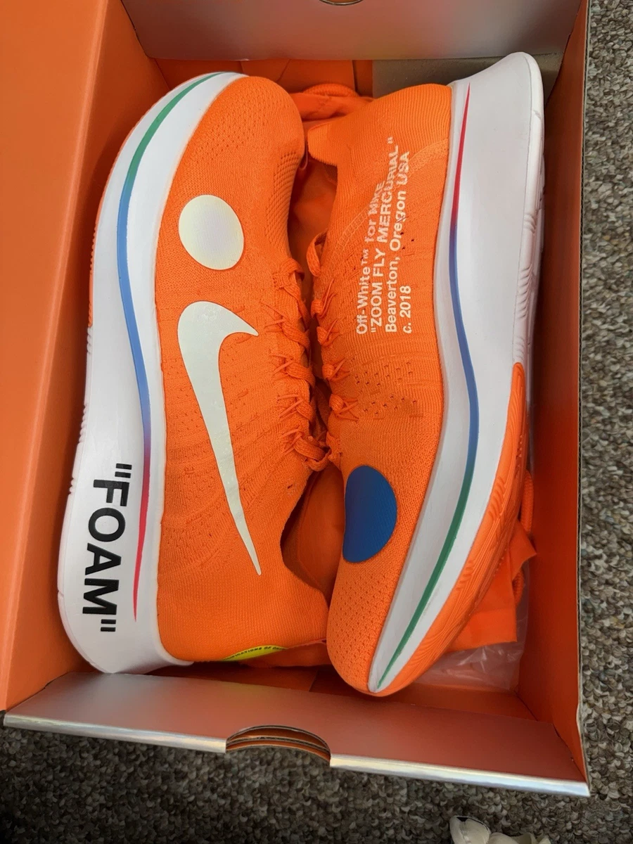 Preços baixos em Nike Off-White x Zoom Fly Mercurial Flyknit Total