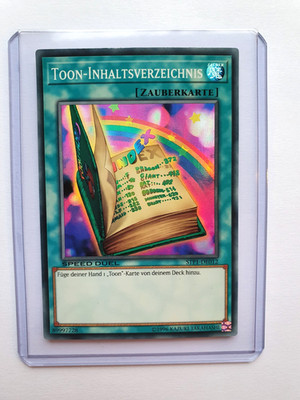 Toon-Inhaltsverzeichnis STP1-DE012 Super-Rare 1 Auflage Speed Duel YUGIOH Played