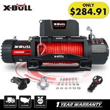X-bull 10000lbs 12v Electric Winch Synthetic Rope Trailer Suv Truck Off-road 4wd X-bull 10000lbs 12v Electric Winch Synthetic Rope Trailer Suv Truck Off-road 4wd