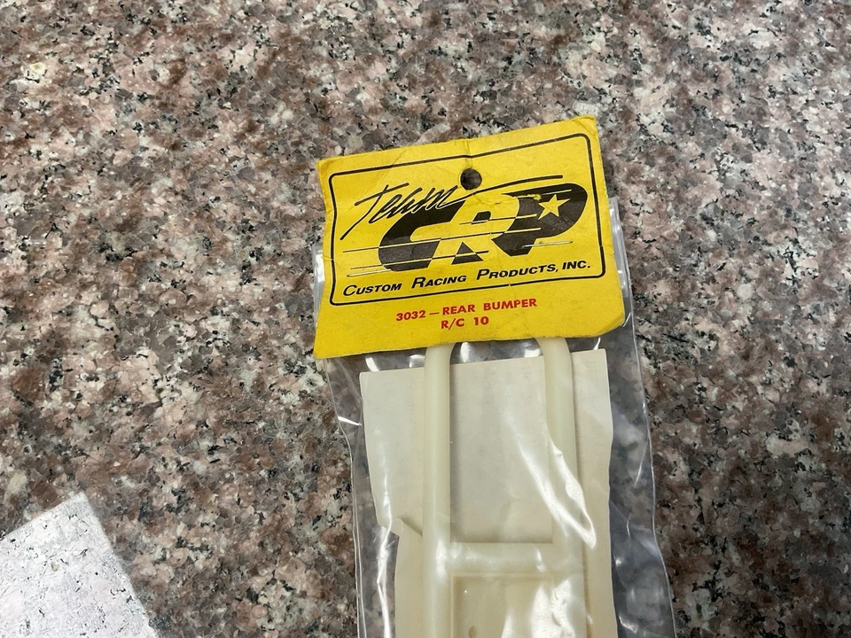 Parachoques trasero blanco CRP 3032 Team Vintage 1/10 RC asociado RC10 RC-10 World's CE Foto 2 de 3