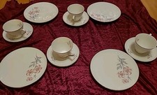 Alba KUNST ALBOTH &KAISER Vierteiliges Kaffeeservice  FEUERLILIE 