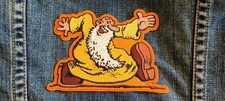 R. Crumb Mr Natural  5 Inch Iron On Patch