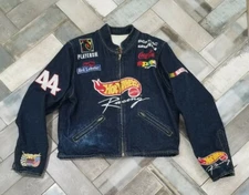 Vintage Jeff Hamilton Racing  Hot Wheels Racing Jacket Medium #44 NASCAR USA