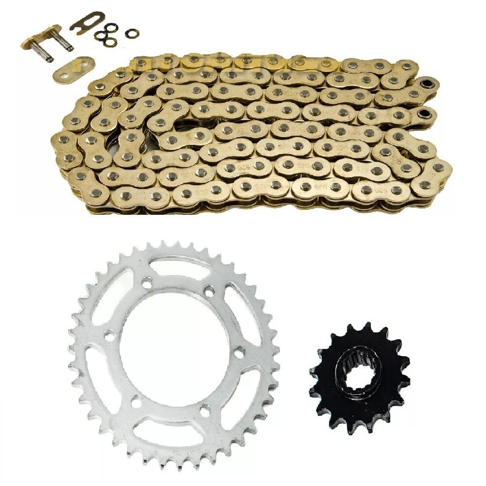 For Gold O-Ring Drive Chain & Sprockets Kit For Yamaha YZ250F - Foto 12