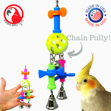 Bonka Bird Toys 1502 Puzzle Pull Durable Plastic Screw Twist Parrot Cage Toy Pet