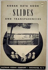 Vintage 1941 Kodak Data Book Slides Transparencies Camera Manual Photography