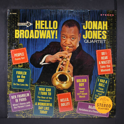 JONAH JONES: hello broadway! DECCA 12'' LP 33 RPM Sealed