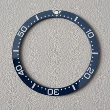 Bezel Insert Dark Blue Turtle Ceramic / Flat C3 Low PIP