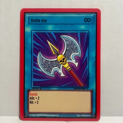 Ward Trading Card Game TCG 1st Edition Generation 2 - Battle Axe 57/150