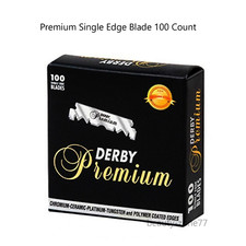 100 Derby Premium Single Edge Razor Blades