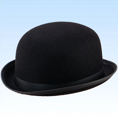 Melone schwarzer Bowler Hut f. Hochzeiten Reiterhut Butler Fasching Melonen
