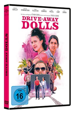 Drive-Away Dolls (2023)[DVD/NEU/OVP]Starbesetzte Roadmovie-Komödie/ Ethan Coen