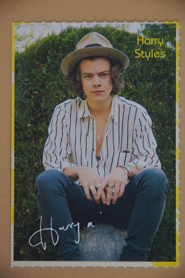 Harry Styles - 2017 Popcorn card - rare German magazine card