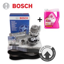 BOSCH ZAHNRIEMEN + QP ROLLENSATZ DÄMPFER WAPU FÜR AUDI SEAT VW 1.9 TDI CT1028K4