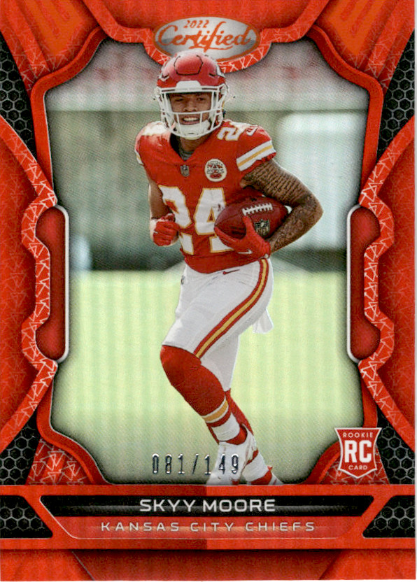 SKyy Moore 2022 Panini Certified Orange 81/149 RC
