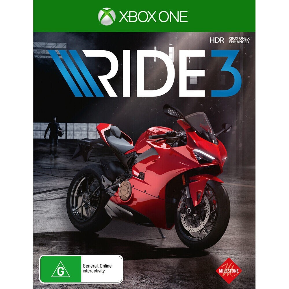 RIDE 3 Motorbike Racing Simulation ACTION Motorcycle Game Microsoft XBOX ONE 8059617108625