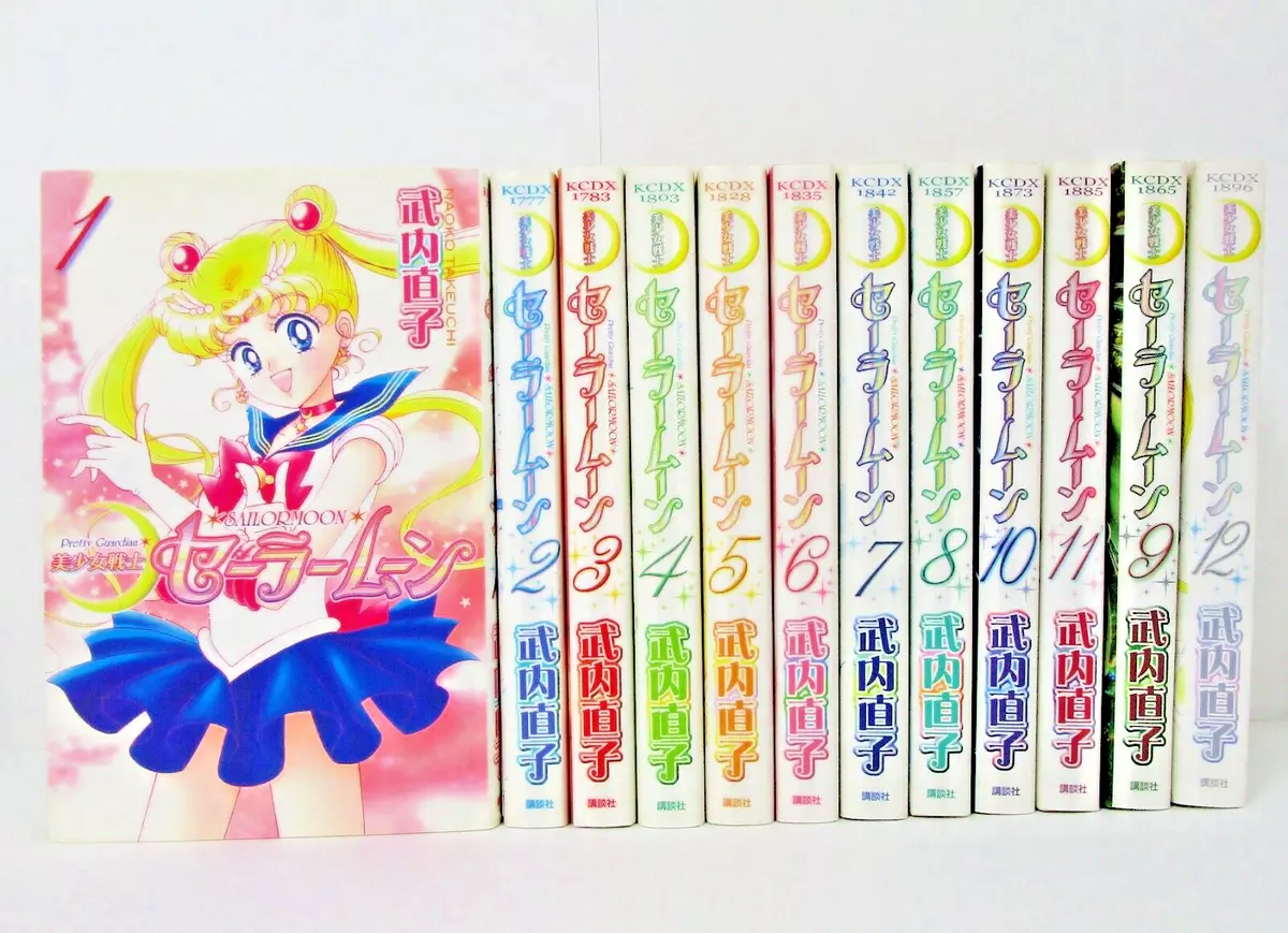 Sailor Moon Vol.1-12 Complete Comics Set Japanese Ver Manga