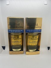 2 Pk OGX Renewing Argan Oil of Morocco Extra Penetrating Oil 3.3 Oz Each S6